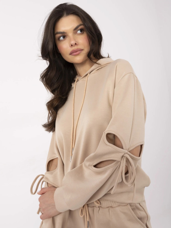 Beige Long Sleeve Set