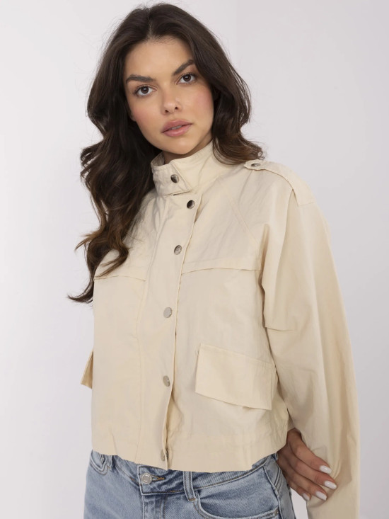 Beige Transitional Jacket