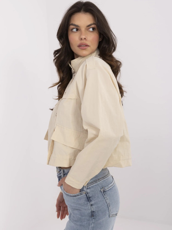 Beige Transitional Jacket
