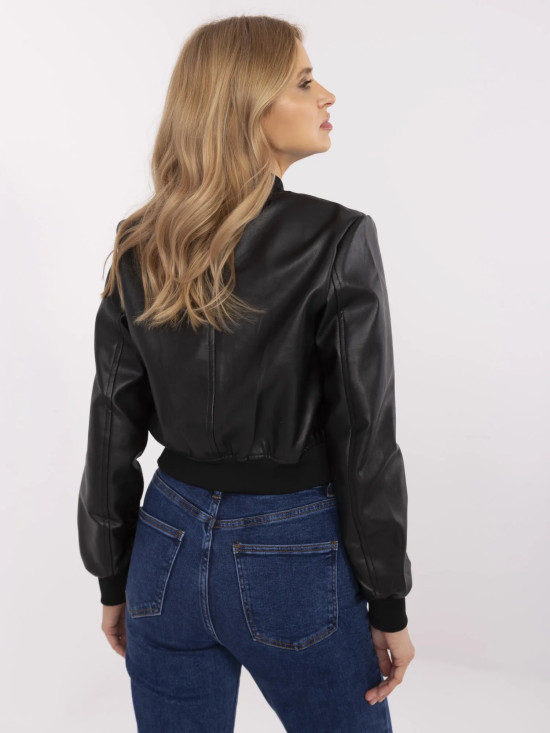 Stylish Black Bomber Jacket