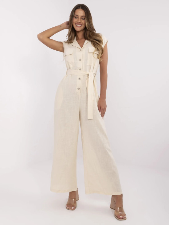 Stylish Beige Jumpsuit