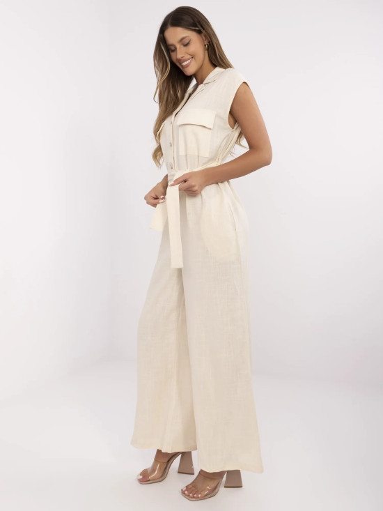 Stylish Beige Jumpsuit