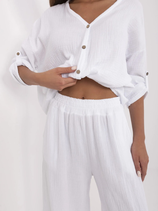 White Palazzo Pants