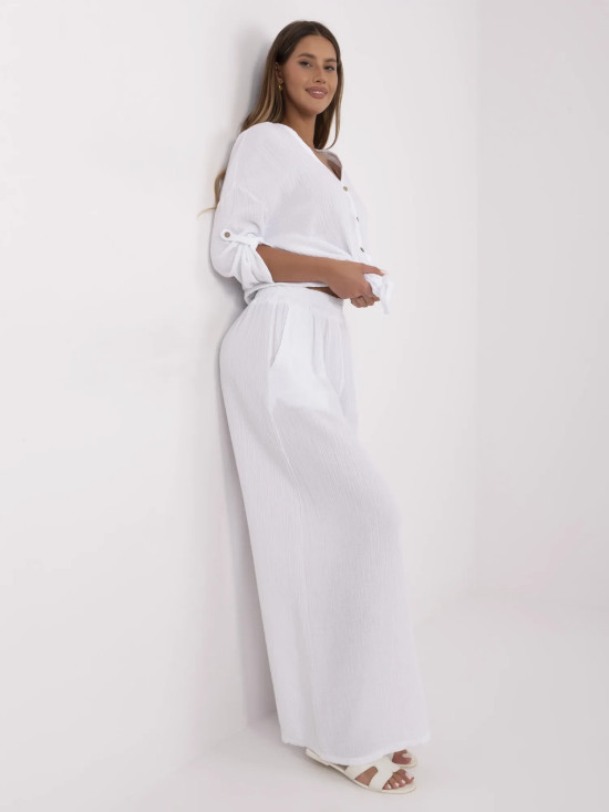 White Palazzo Pants