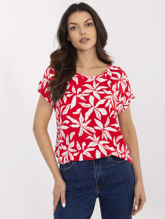 Coral Short Sleeve Blouse