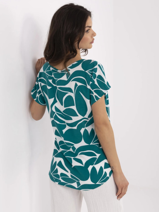 Stylish Dark Green Blouse