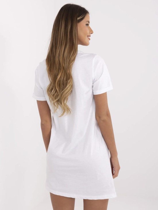 White Short Sleeve Blouse