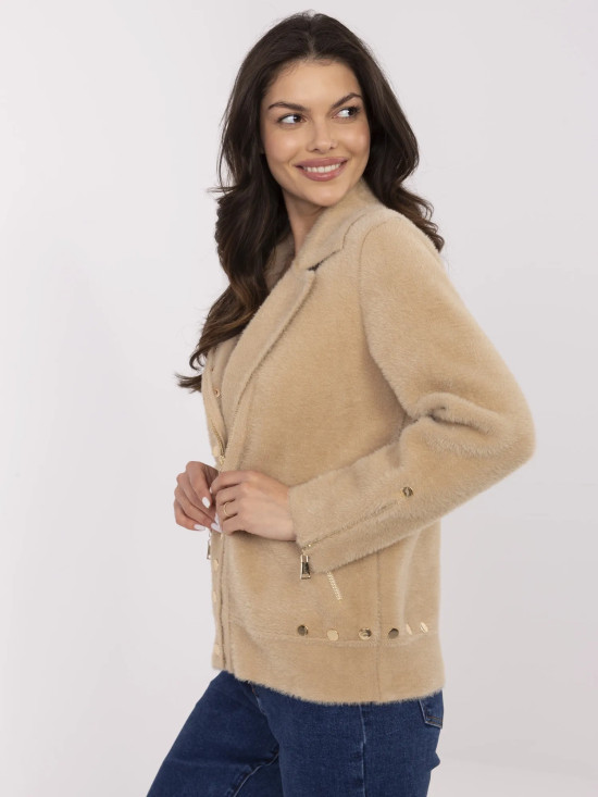 Beige Transitional Jacket