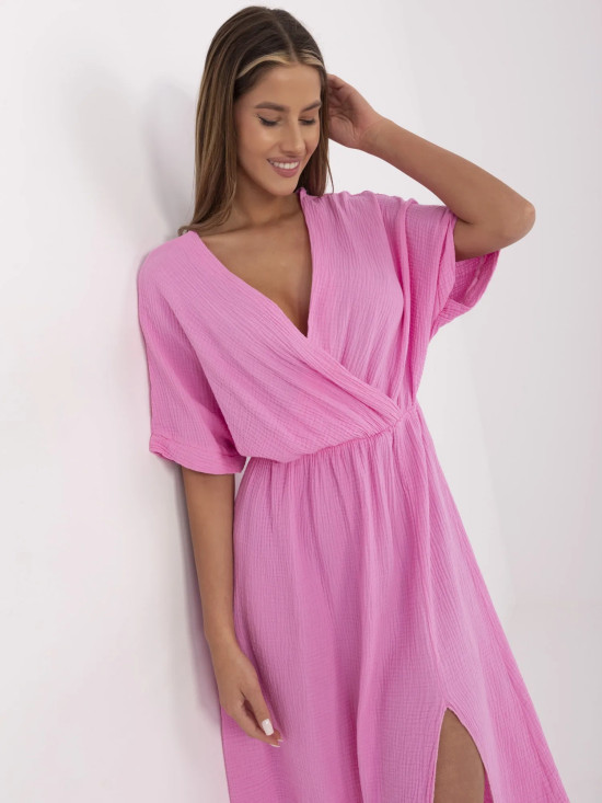Pink Flared Dress