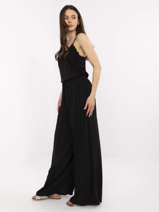 Stylish Black High-Waisted Pants