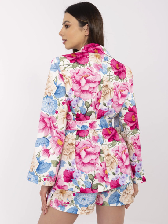 Elegant Pink Set with Floral Pattern