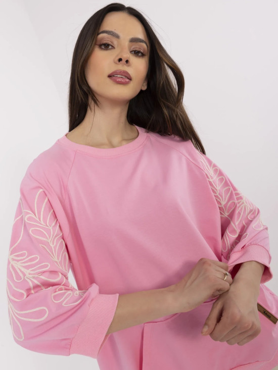 Pink Blouse with Modern Cut