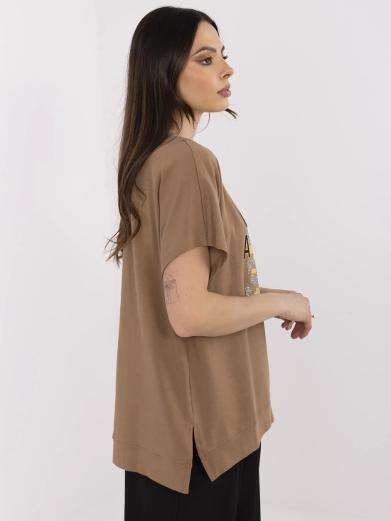 Stylish Blouse in Light Brown