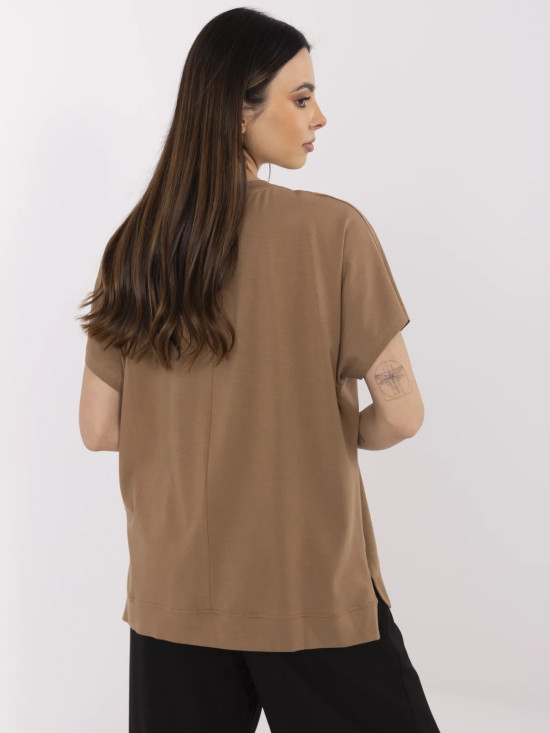 Stylish Blouse in Light Brown
