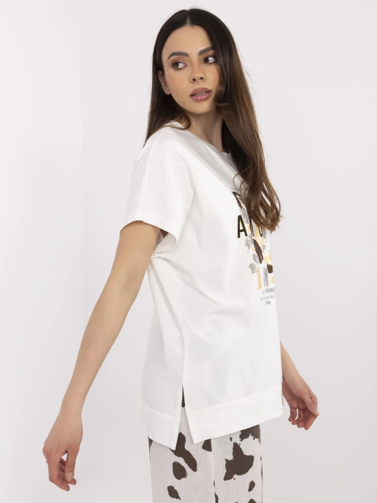 Elegant Blouse with Application