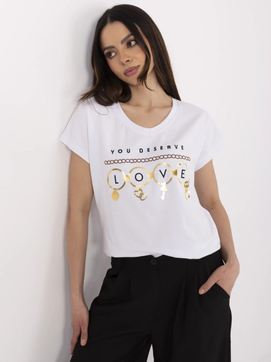 White Short Sleeve T-Shirt