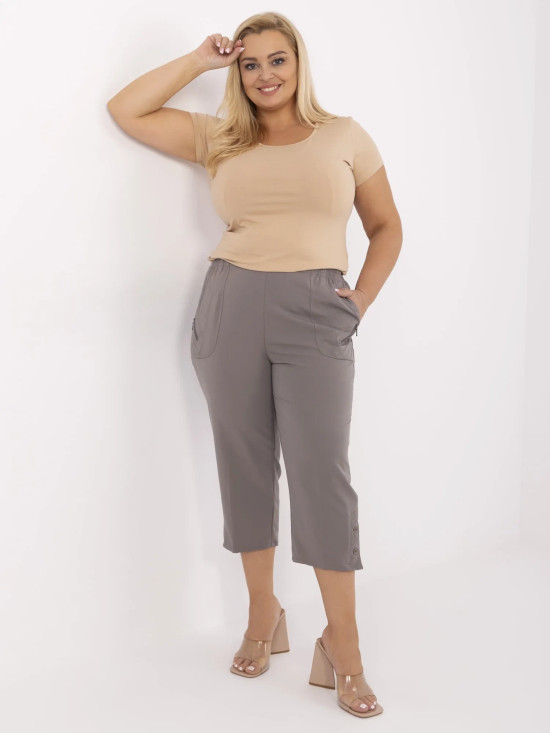 Stylish Women's Pants in Dark Gray