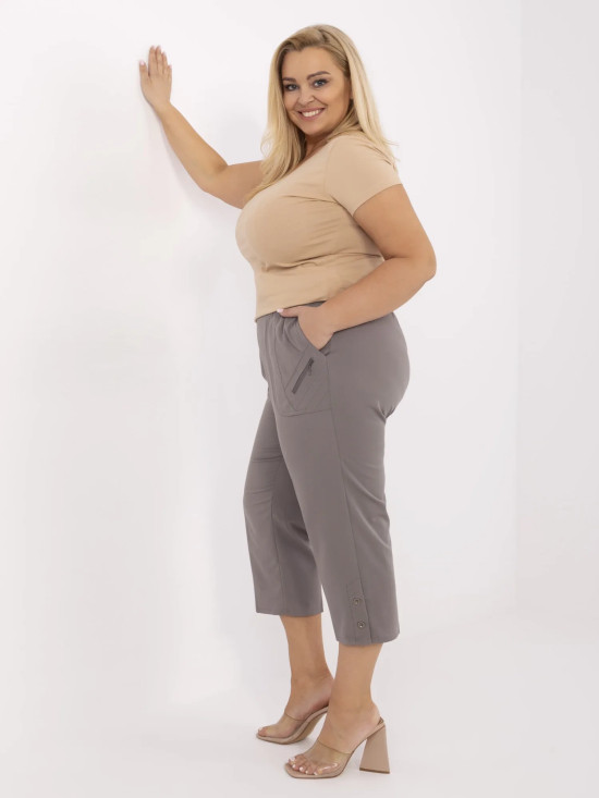 Stylish Women's Pants in Dark Gray