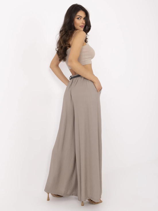 Beige Palazzo Pants