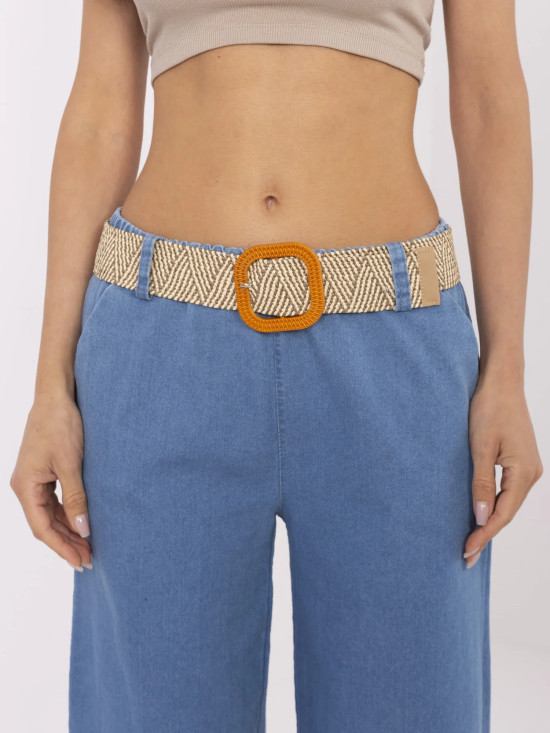 Stylish Blue High-Waisted Jeans