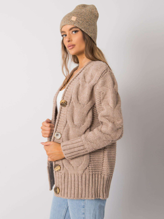 Beige-yellow Women's Beanie RUE PARIS