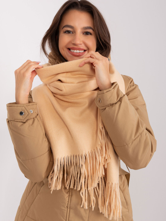 Beige Smooth Women's Scarf