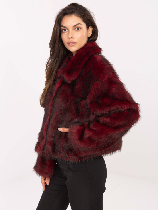 Elegant Bordeaux Winter Jacket