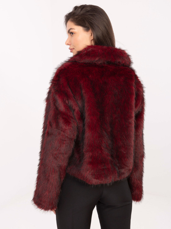 Elegant Bordeaux Winter Jacket