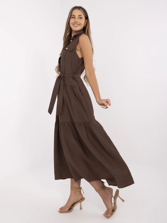 Elegant Maxi Dress with Ruffles