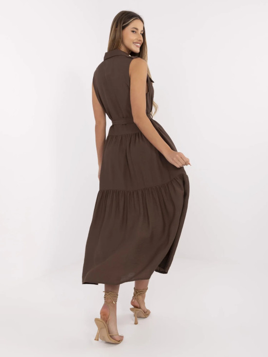 Elegant Maxi Dress with Ruffles