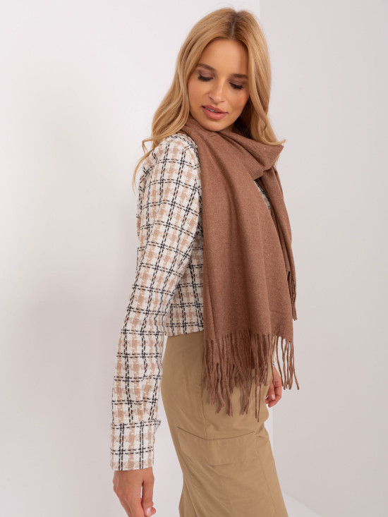Brown Knitted Scarf