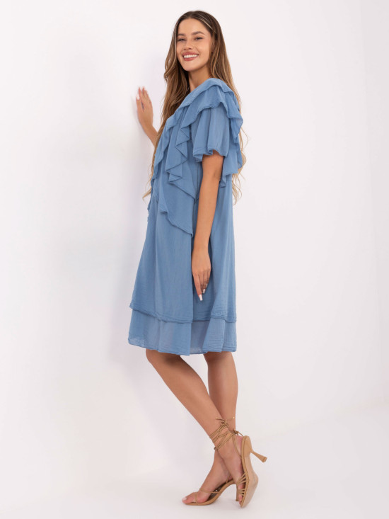 Oversize Dress in Dark Blue