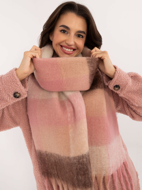 Elegant Scarf in Dark Pink