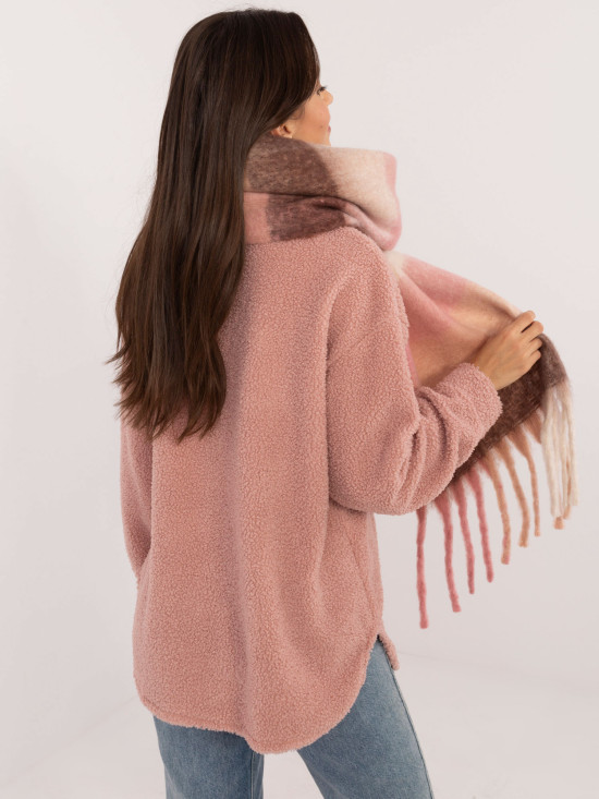 Elegant Scarf in Dark Pink