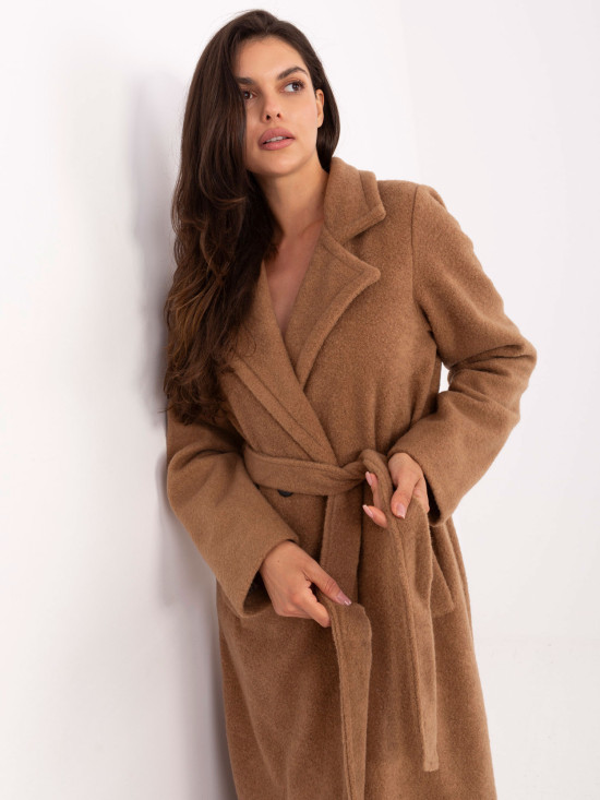 Transitional Coat in Camel Color