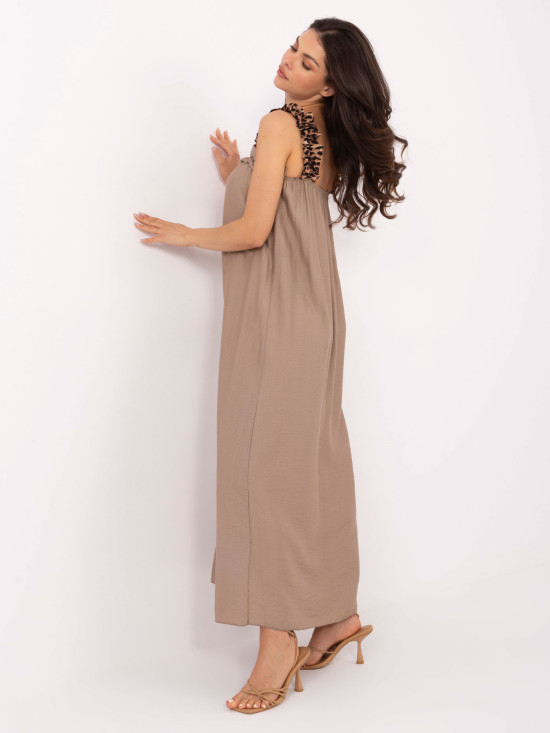 Maxi Dress in Beige