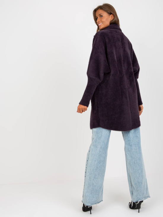 Graphite transitional alpaca and wool coat