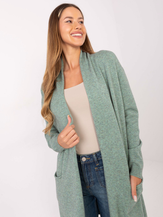 Mint Cardigan with Pockets