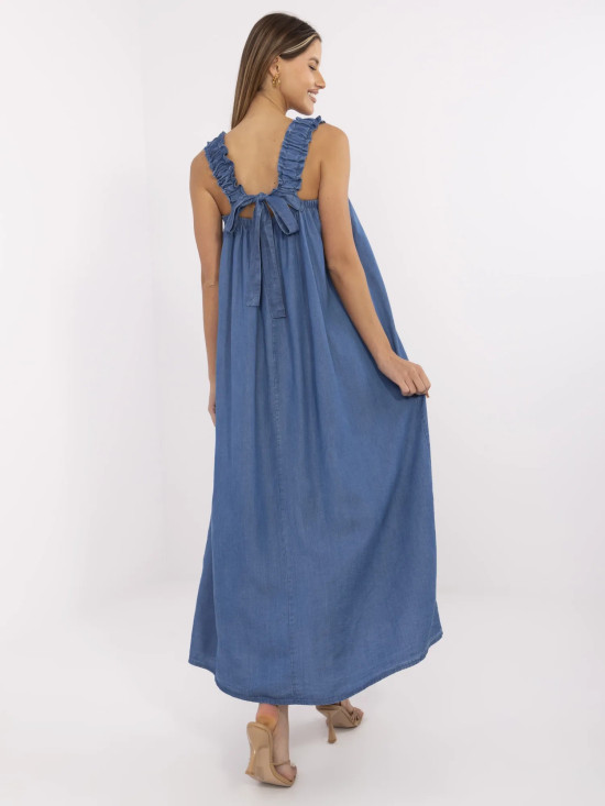 Maxi Oversize Dress in Dark Blue