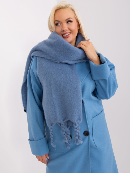 Elegant Dark Blue Scarf