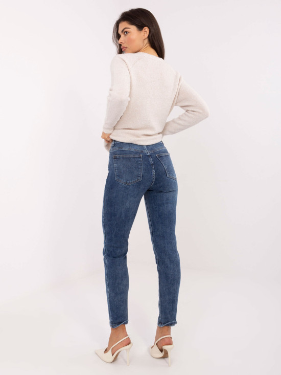 Women's skinny jeans in dark blue