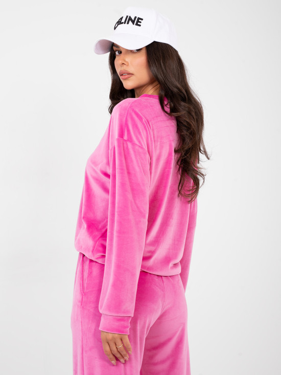 Women's dark pink set with long sleeves