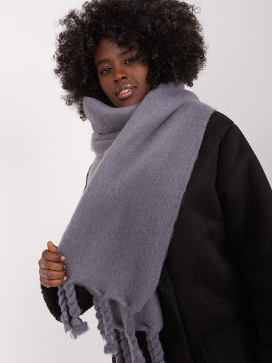 Elegant Scarf in Dark Gray