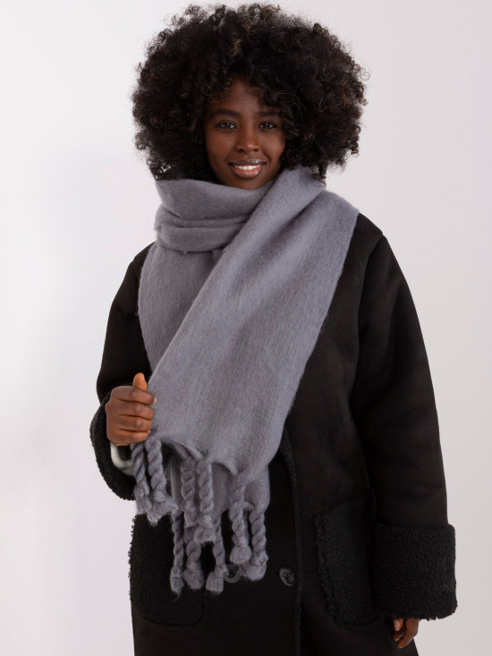 Elegant Scarf in Dark Gray