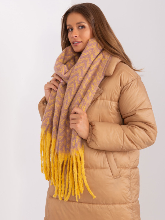 Winter Scarf in Geometric Pattern