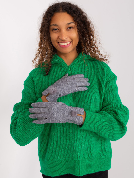 Stylish Gloves with Geometric Pattern