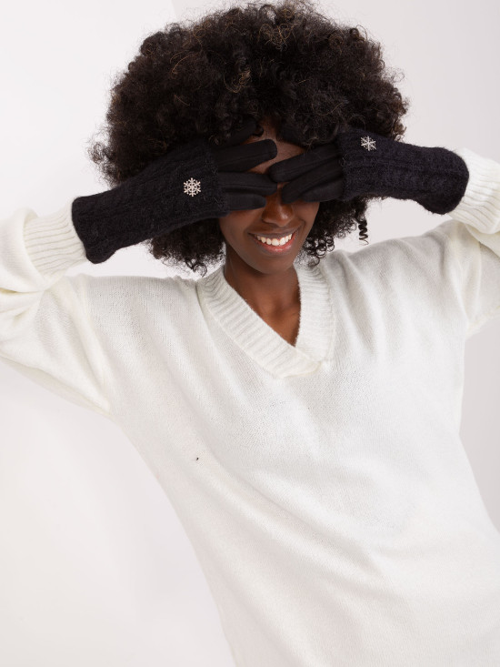 Stylish Black Gloves