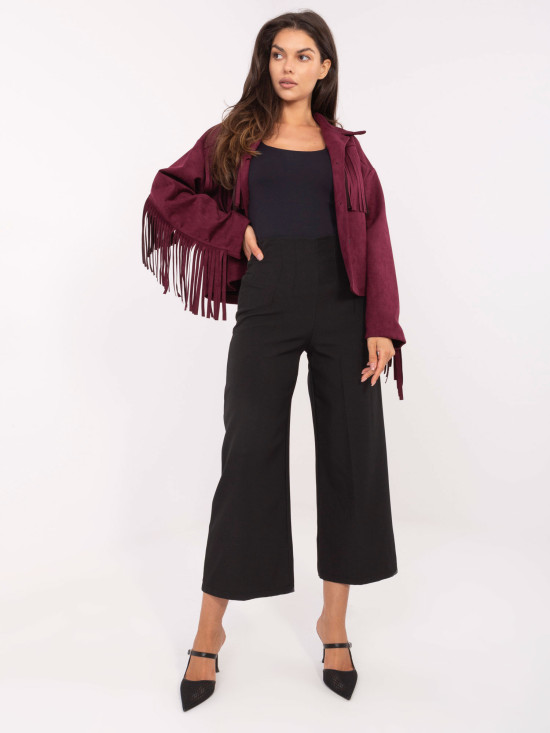 Elegant Black High-Waisted Pants