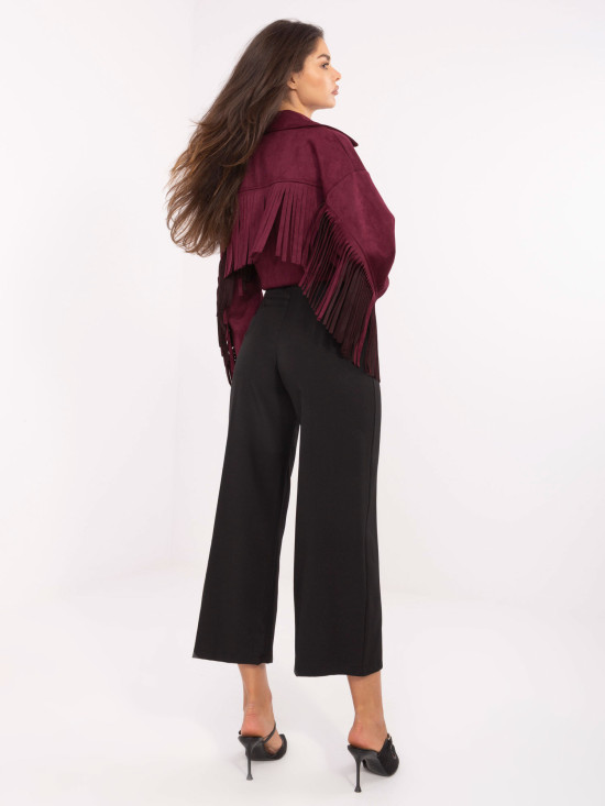 Elegant Black High-Waisted Pants