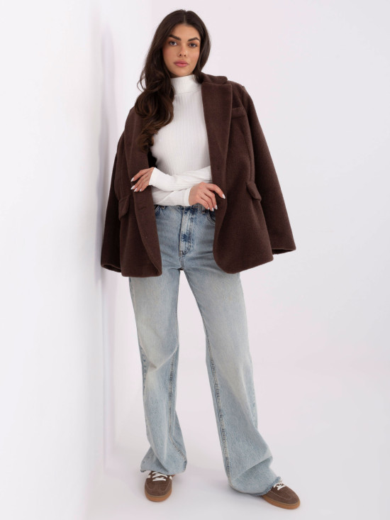 Ribbed cotton turtleneck blouse in ecru